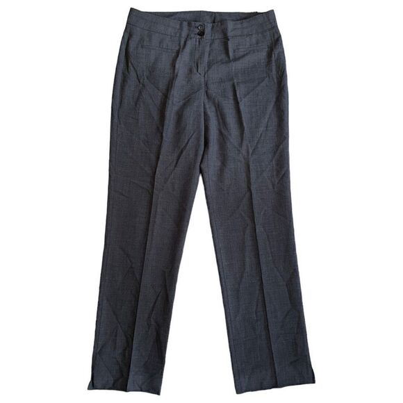 🐿️ St. Emile Women’s Gray Virgin Wool Trouser Pants Size USA 10 - Picture 1 of 6